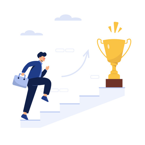 Achievement focused CV icon